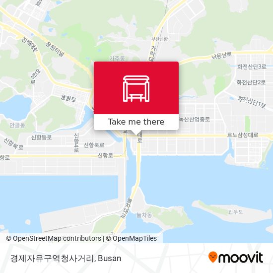 경제자유구역청사거리 map