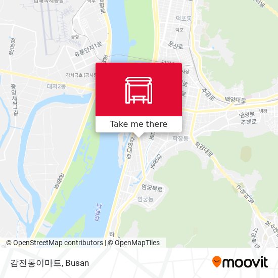 감전동이마트 map