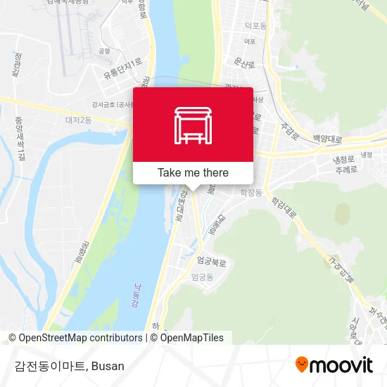 감전동이마트 map