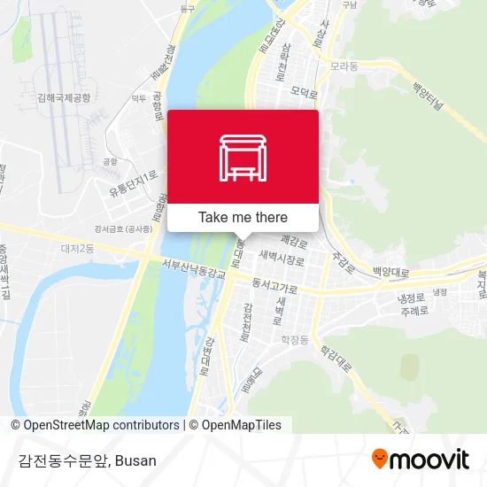 감전동수문앞 map