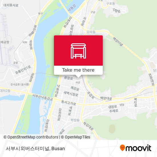 서부시외버스터미널 map