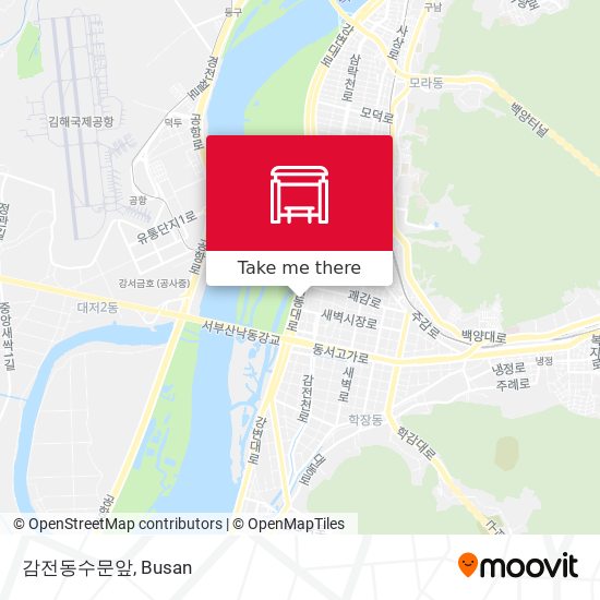 감전동수문앞 map