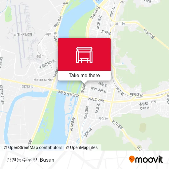 감전동수문앞 map