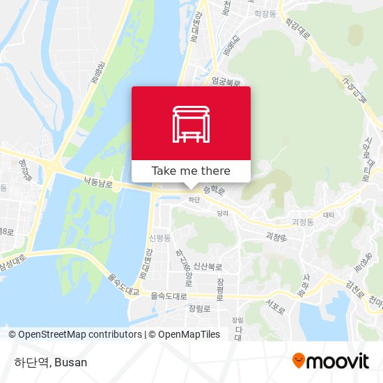 하단역 map