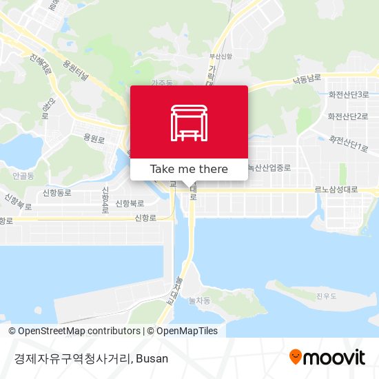 경제자유구역청사거리 map
