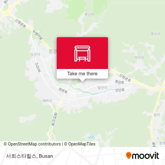 서희스타힐스 map