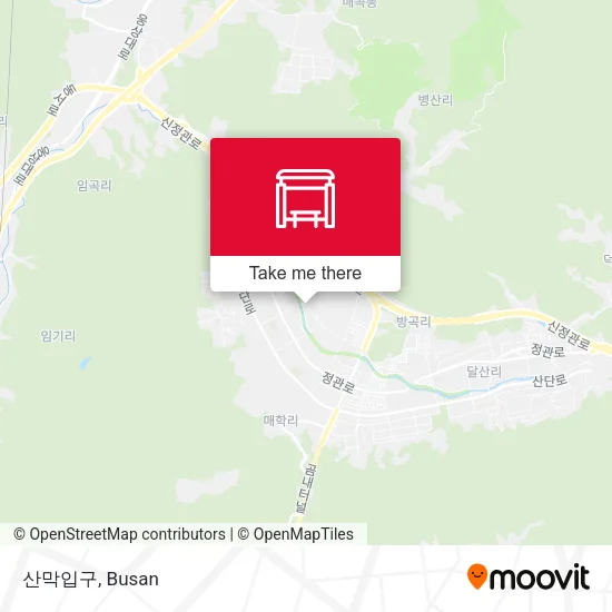 산막입구 map