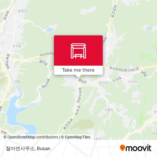 철마면사무소 map