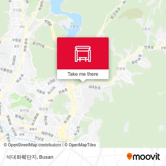 석대화훼단지 map