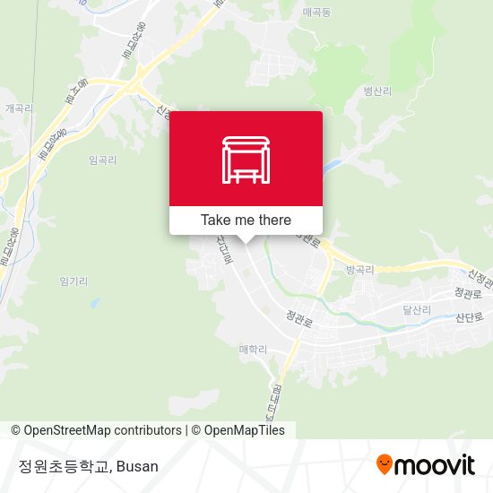 정원초등학교 map