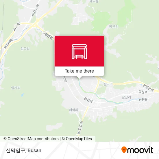산막입구 map