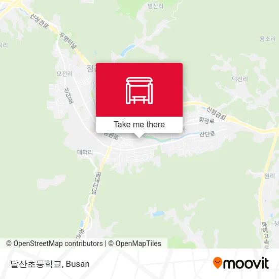 달산초등학교 map