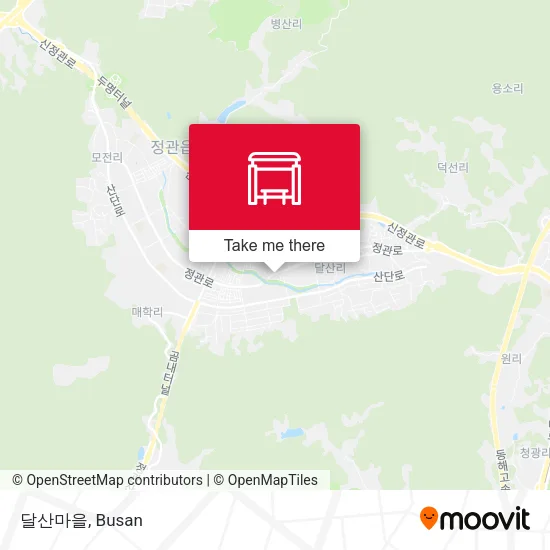 달산마을 map