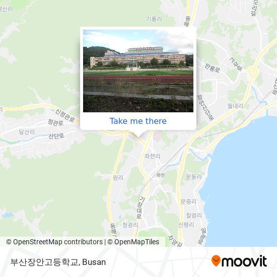 부산장안고등학교 map