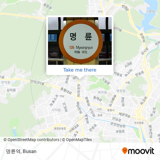 명륜역 map