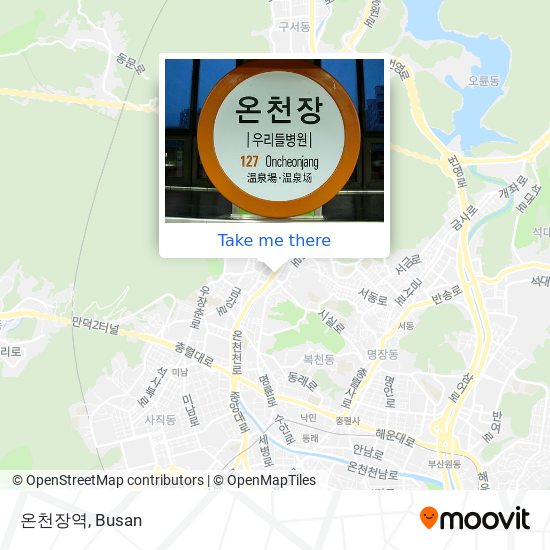 온천장역 map