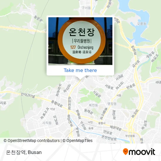 온천장역 map
