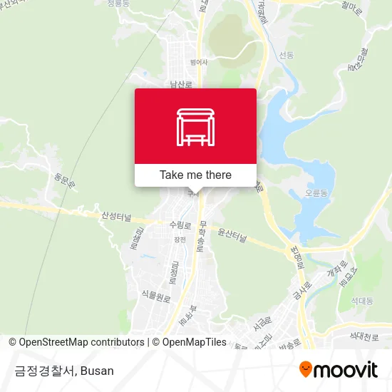 금정경찰서 map