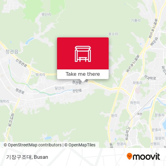 기장구조대 map