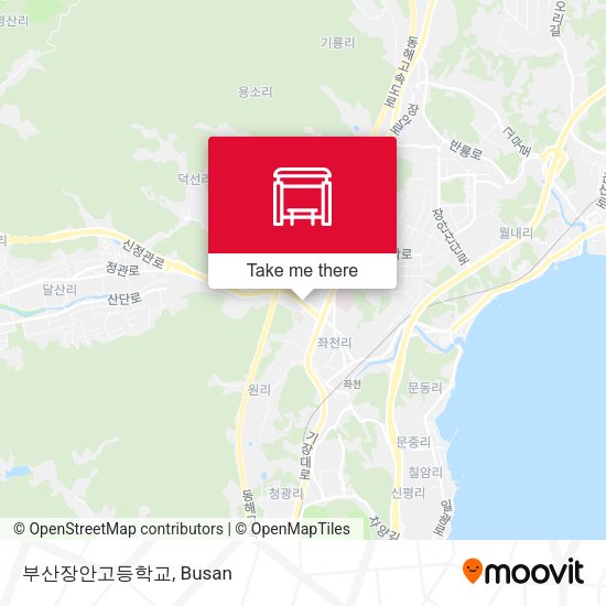 부산장안고등학교 map