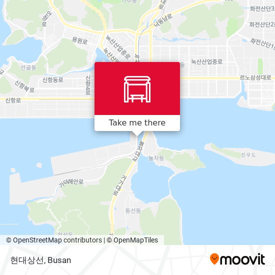 현대상선 map