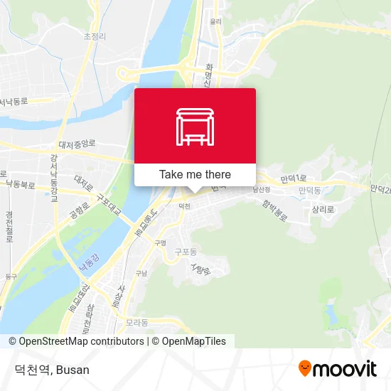 덕천역 map