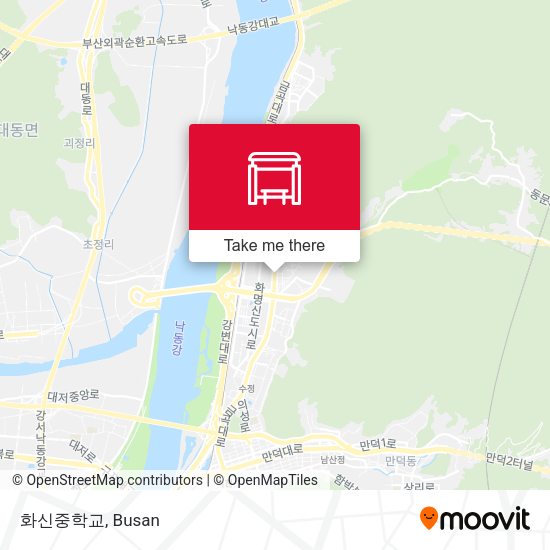 화신중학교 map
