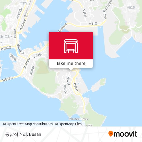 동삼삼거리 map