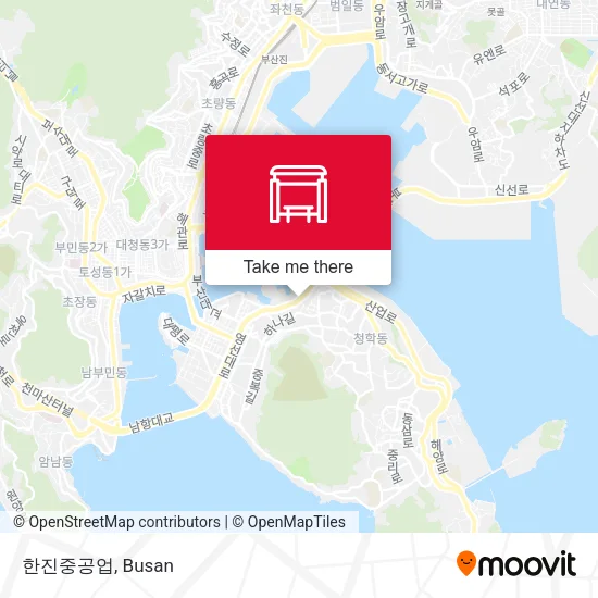 한진중공업 map