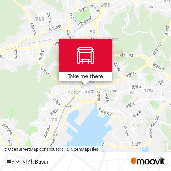 부산진시장 map
