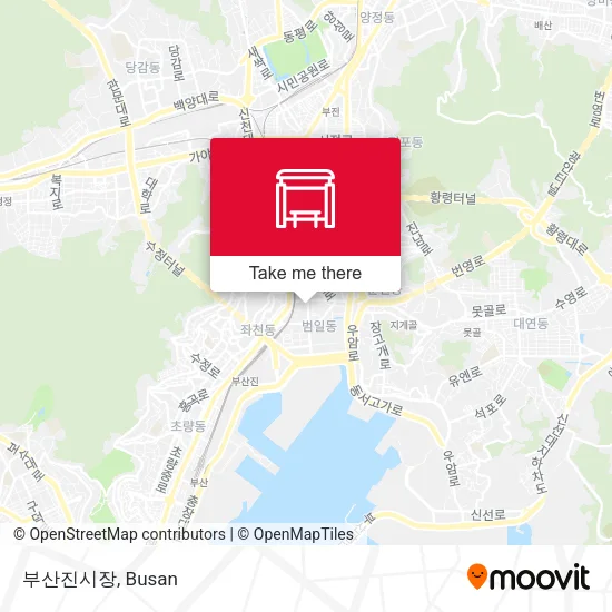 부산진시장 map
