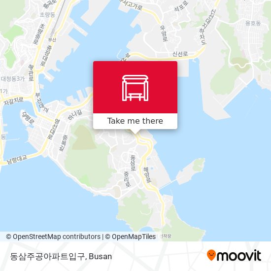 동삼주공아파트입구 map
