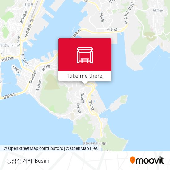 동삼삼거리 map