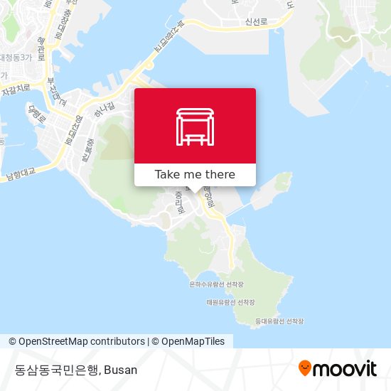 동삼동국민은행 map