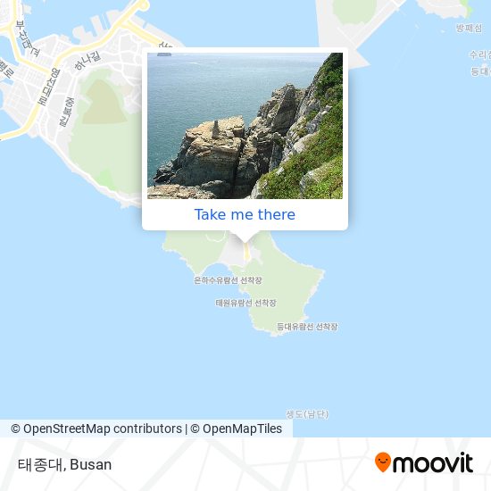 태종대 map
