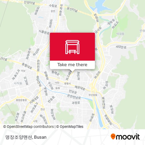 명장조양맨션 map