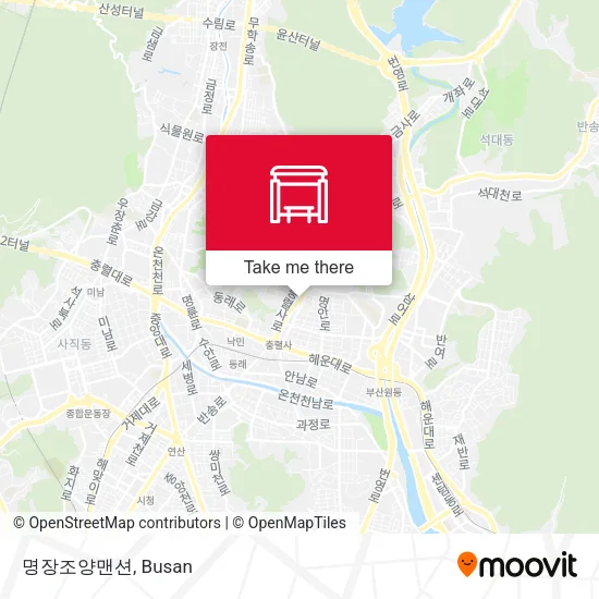 명장조양맨션 map