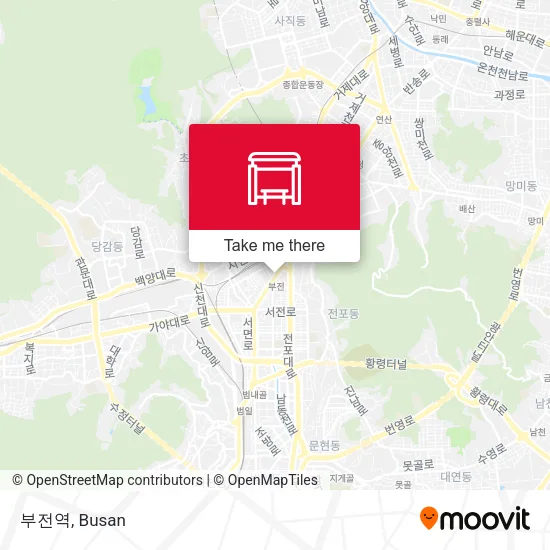 부전역 map