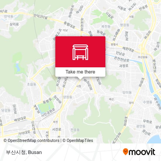 부산시청 map