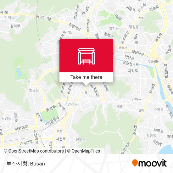 부산시청 map