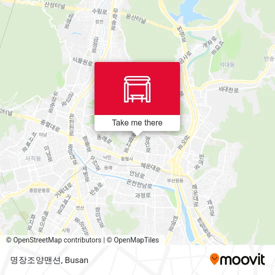 명장조양맨션 map