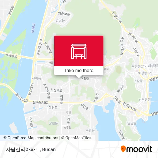 사남신익아파트 map
