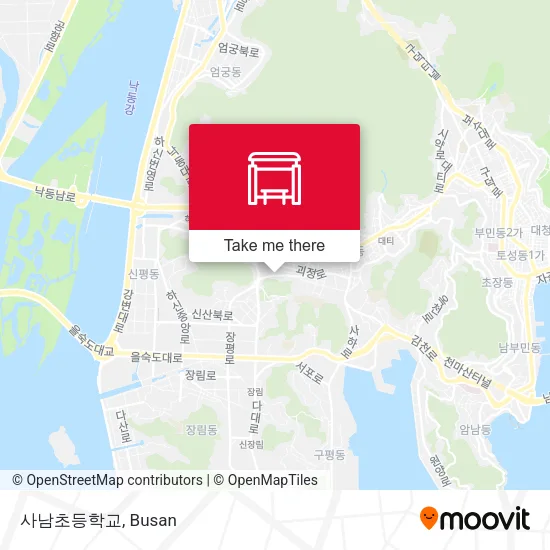 사남초등학교 map