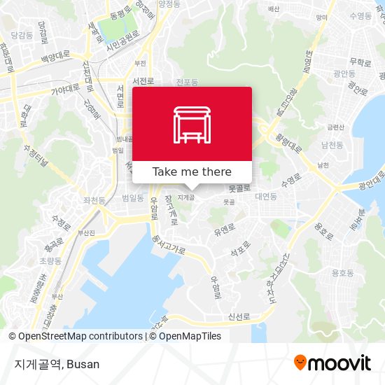 지게골역 map