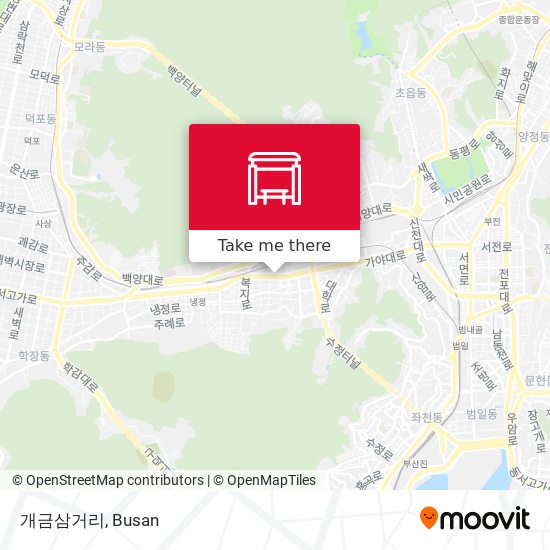 개금삼거리 map