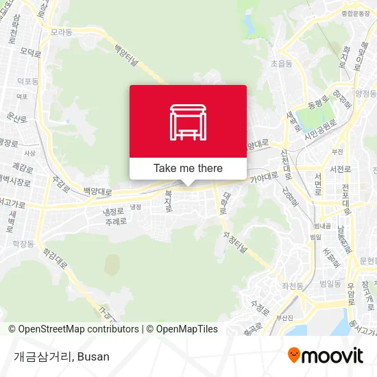 개금삼거리 map
