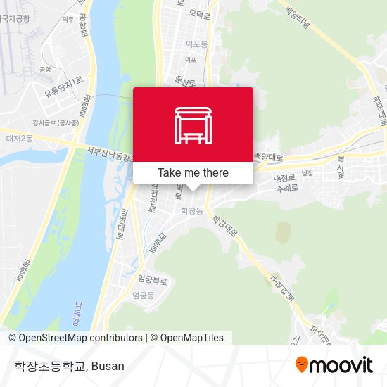 학장초등학교 map