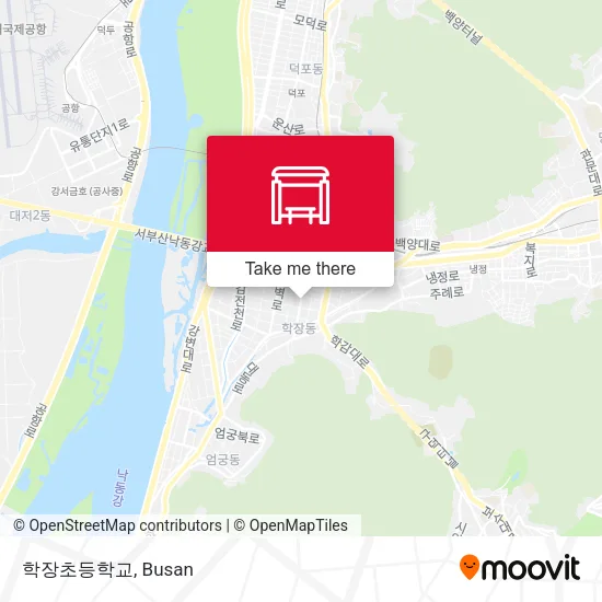 학장초등학교 map