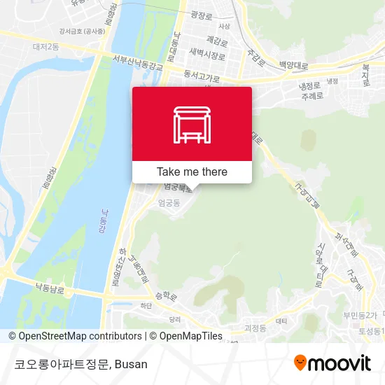 코오롱아파트정문 map