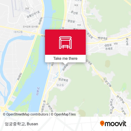엄궁중학교 map